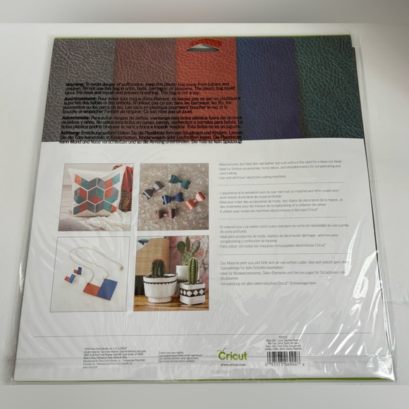 Cricut faux leather,pebbled Patina sampler - Picture 2 of 3